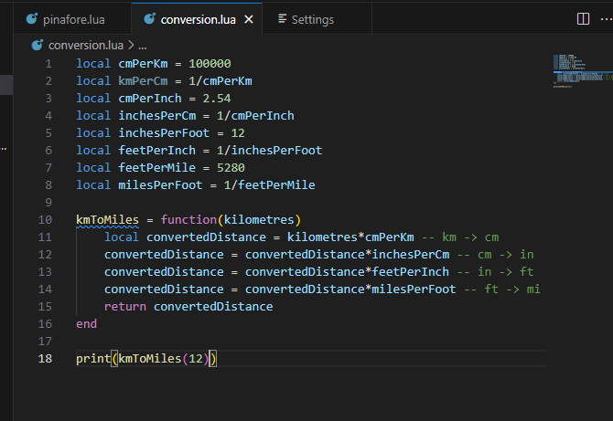 conversion.lua with function